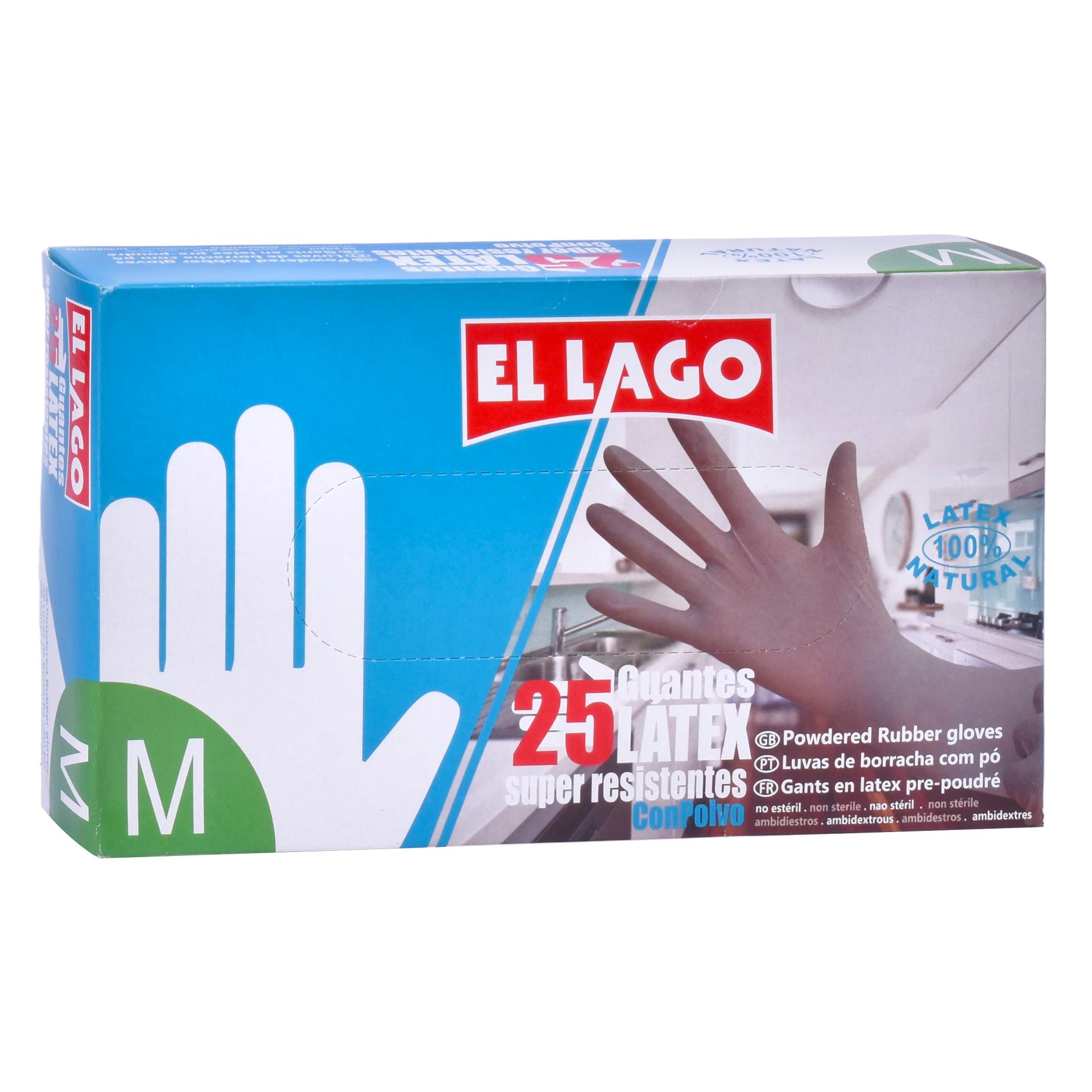 LUVAS LATEX 25UNI. TAM.M LUVAS LATEX 25UNI. TAM.M