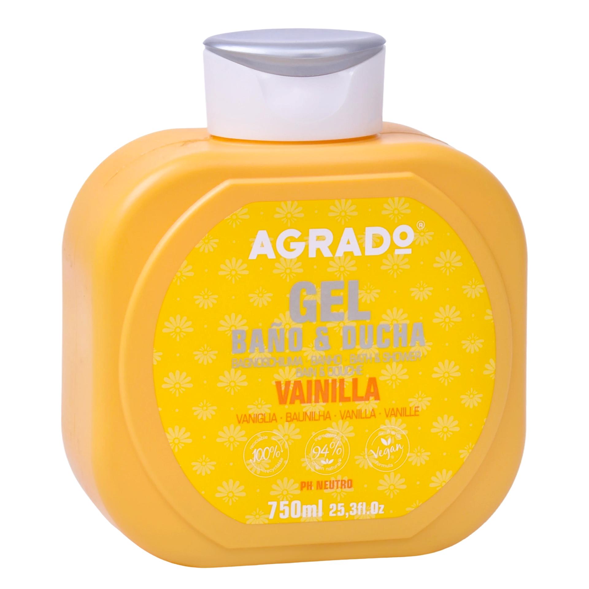 GEL BANHO AGRADO 750ML BAUNILHA GEL BANHO AGRADO 750ML BAUNILHA
