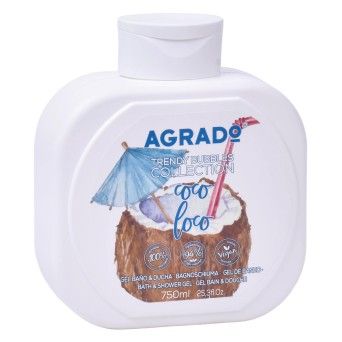 GEL BANHO&DUCHE AGRADO 750ML TRENDY COCO