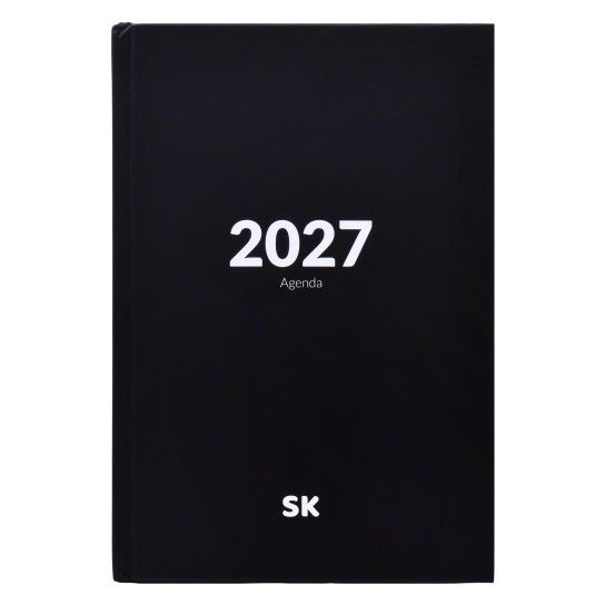 AGENDA PRETA 14,5X21X1,5CM SK 837-733 CX12 AGENDA PRETA 14,5X21X1,5CM SK 837-733 CX12