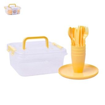 CONJ PIQUENIQUE PLAST 20PCS 804-4811 CX4