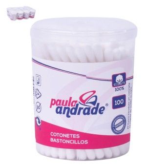 COTONETES ALG. HIDROF. PA 100UN CX72