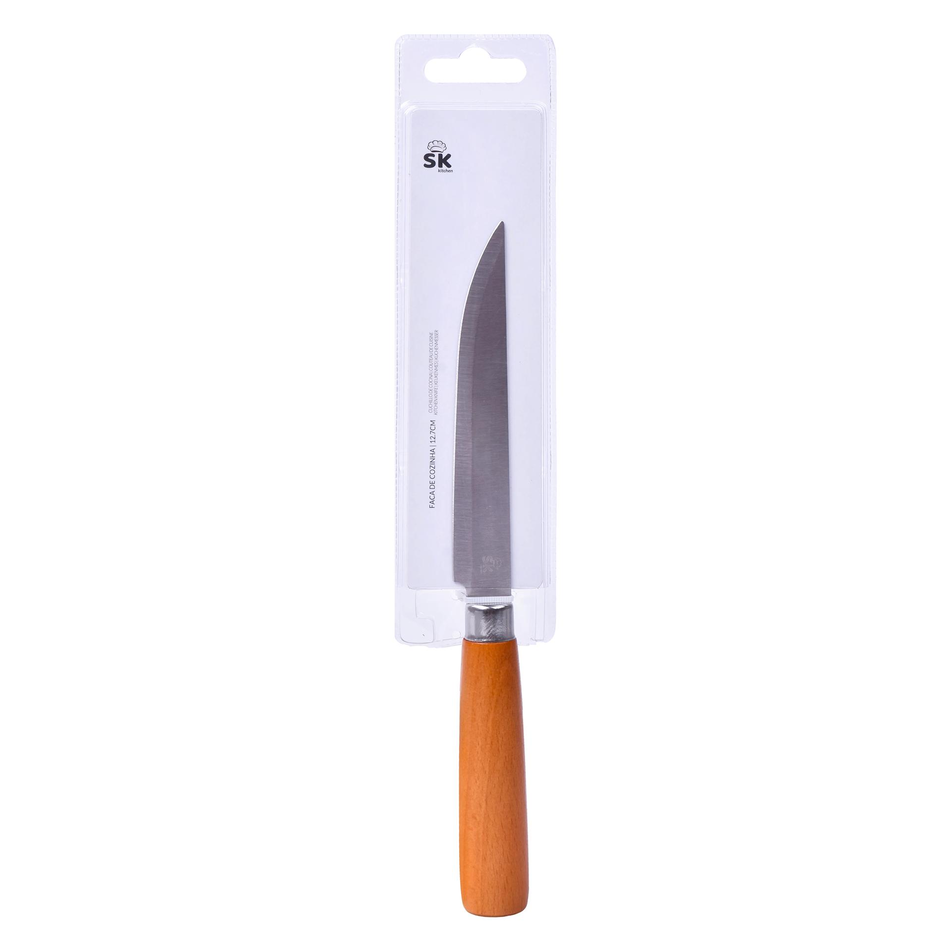 FACA CABO MADEIRA 12,7CM SK 804-444 CX48 FACA CABO MADEIRA 12,7CM SK 804-444 CX48