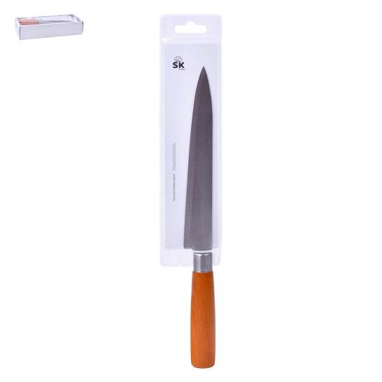 FACA CABO MADEIRA 20CM SK 804-445 CX48 FACA CABO MADEIRA 20CM SK 804-445 CX48