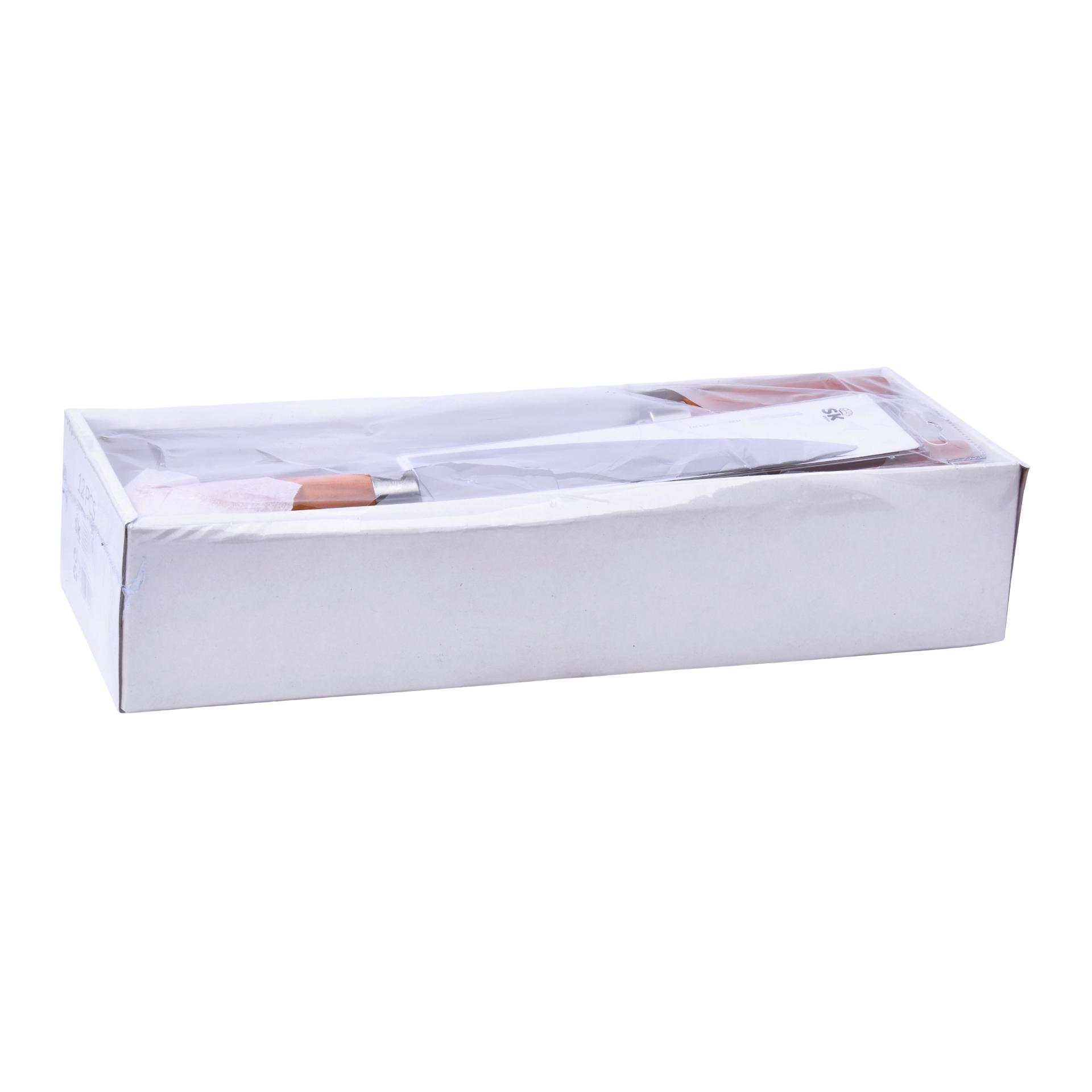 FACA CABO MADEIRA 20CM SK 804-447 CX48 FACA CABO MADEIRA 20CM SK 804-447 CX48