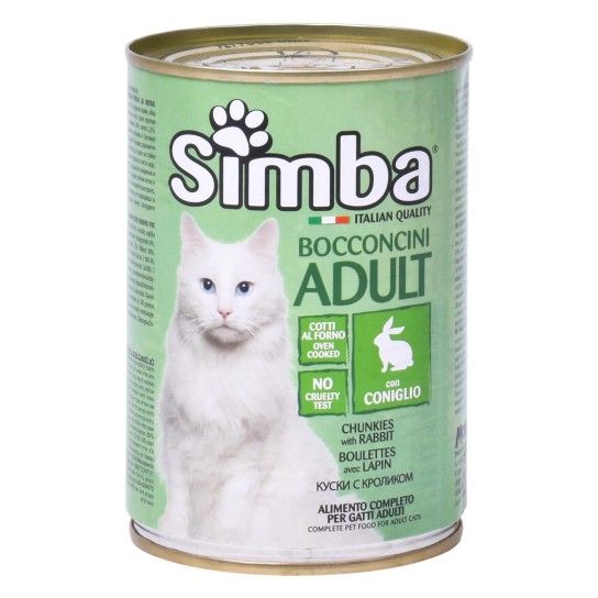 SIMBA GATO C/COELHO E VERDURAS 415G