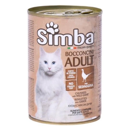 SIMBA GATO C/CARNE DE CAÇA 415G SIMBA GATO C/CARNE DE CAÇA 415G