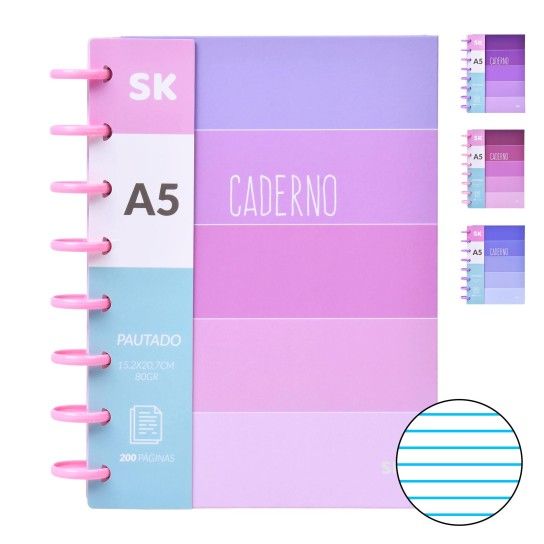 BLOCO NOTAS A5 15X20 SK 3098-013-D2CX48 BLOCO NOTAS A5 15X20 SK 3098-013-D2CX48