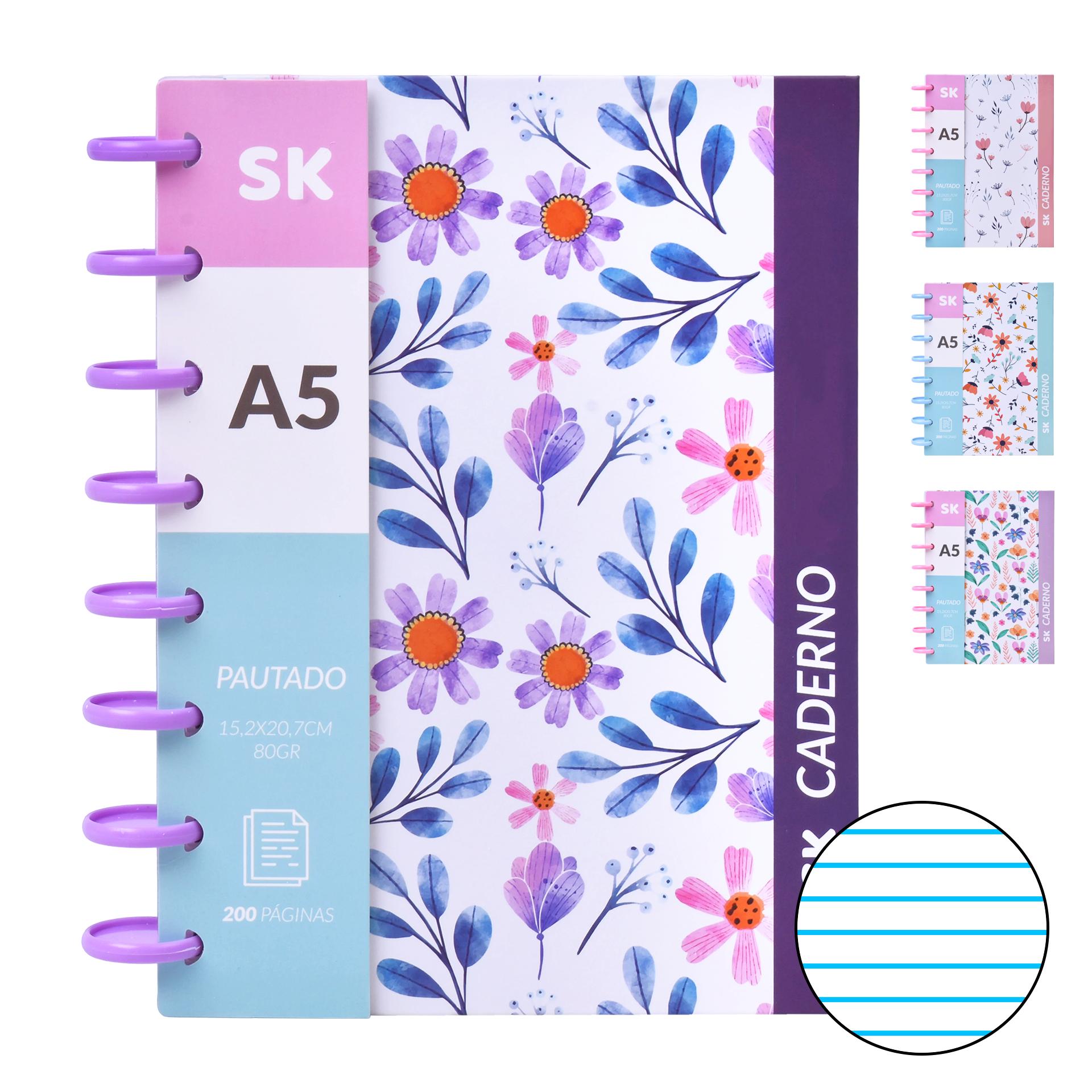 BLOCO NOTAS A5 15X20 SK 3098-013-D1CX48 BLOCO NOTAS A5 15X20 SK 3098-013-D1CX48