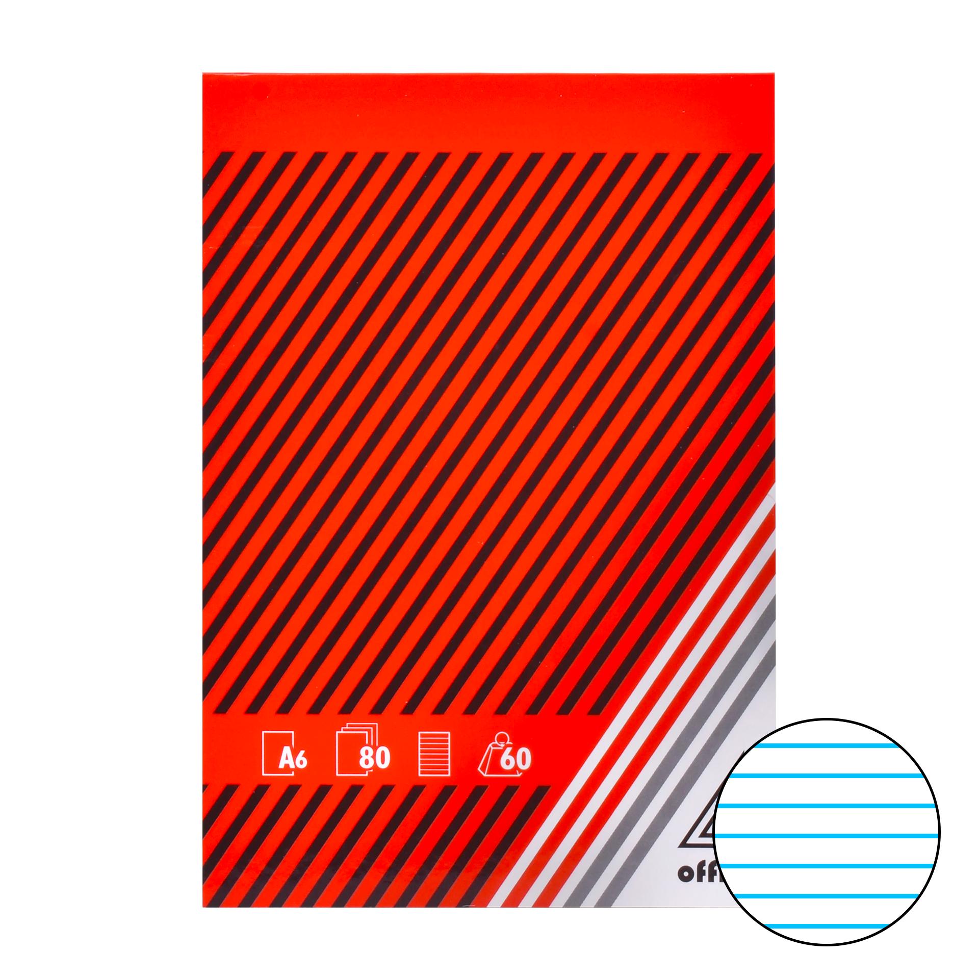 BLOCO PAPEL A6 80FLS PAUT. BLOCO PAPEL A6 80FLS PAUT.