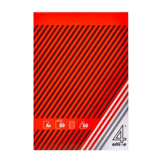 BLOCO PAPEL A6 80FLS PAUT. BLOCO PAPEL A6 80FLS PAUT.