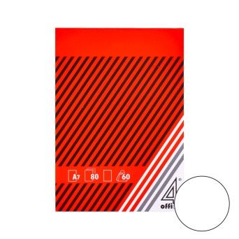 BLOCO PAPEL A7 80FLS LISO