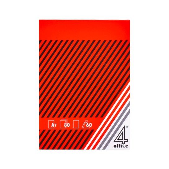BLOCO PAPEL A7 80FLS LISO BLOCO PAPEL A7 80FLS LISO
