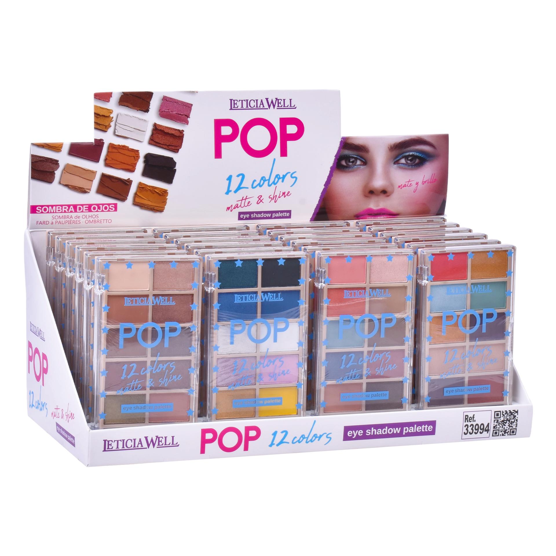 SOMBRA OLHOS 12 CORES MAT/SH POP 33994 CX24 SOMBRA OLHOS 12 CORES MAT/SH POP 33994 CX24