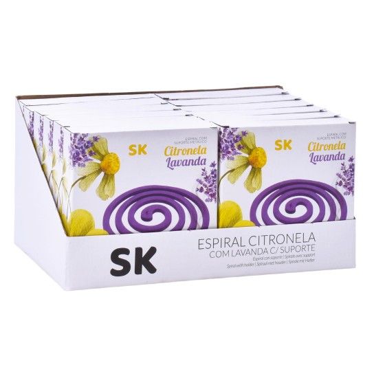 VELA ESPIRAL LAVANDA 10UN 821-07 CX48 VELA ESPIRAL LAVANDA 10UN 821-07 CX48