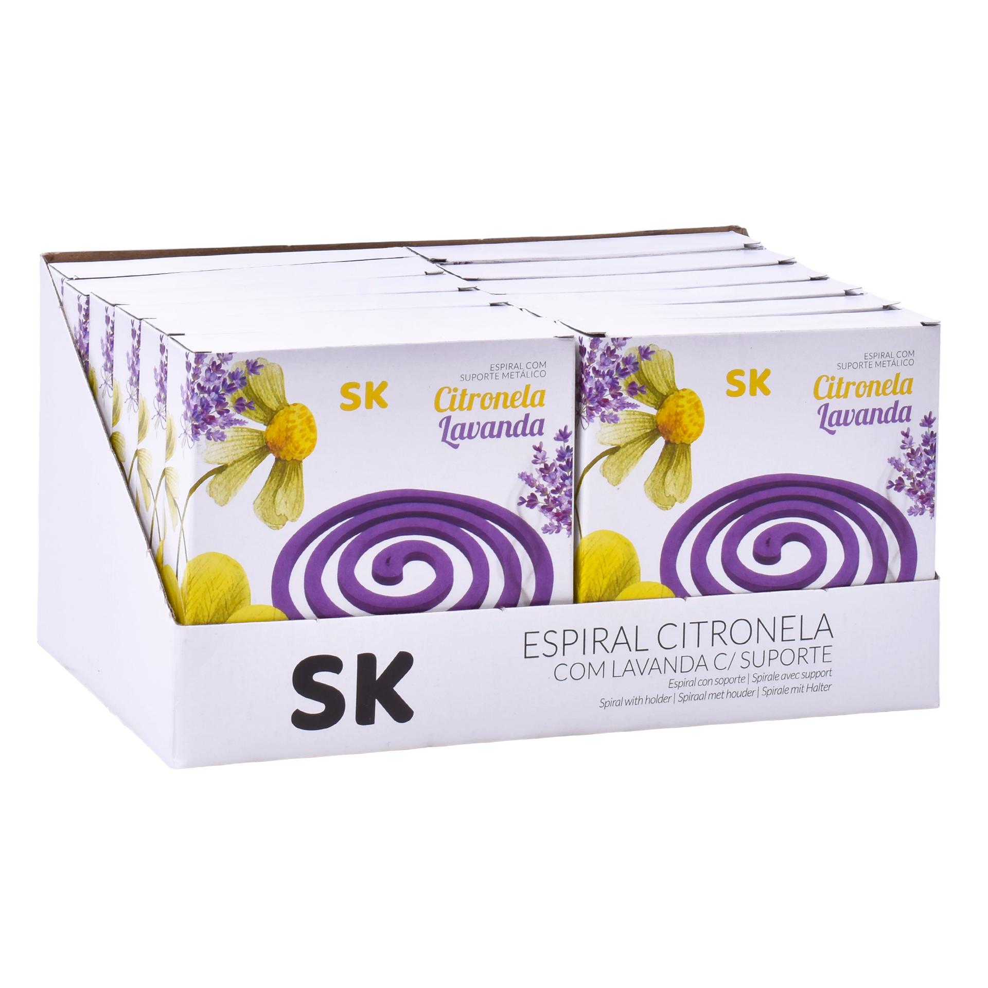 VELA ESPIRAL LAVANDA 10UN 821-07 CX48 VELA ESPIRAL LAVANDA 10UN 821-07 CX48