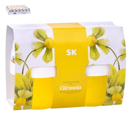GEL CITRONELA PACK 2 140G 820-92 CX36 GEL CITRONELA PACK 2 140G 820-92 CX36