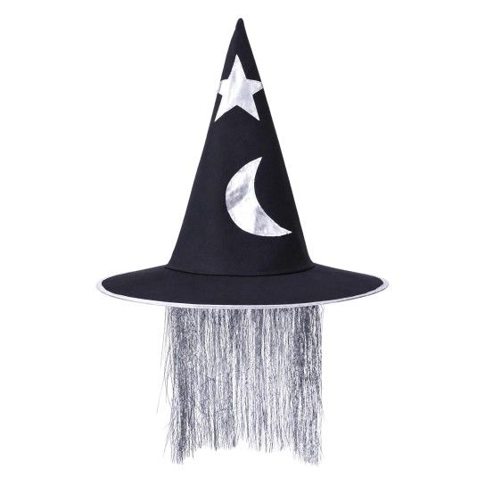 CHAPEU BRUXA C/CABELO HALLOWEEN