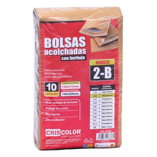 ENVELOPE ALMOFADADO 120X215 REF.06386 Q10 5% ENVELOPE ALMOFADADO 120X215 REF.06386 Q10 5%