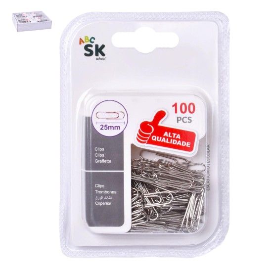 CLIPS METAL 100UN CM 2681-701-02 CX144