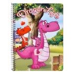 CADERNO ESPIRAL A5 80F QUADR DRAGON LIF CADERNO ESPIRAL A5 80F QUADR DRAGON LIF