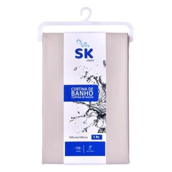 CORTINA WC 1.8X1.8M PVC BEJE 1589-112-B CX60