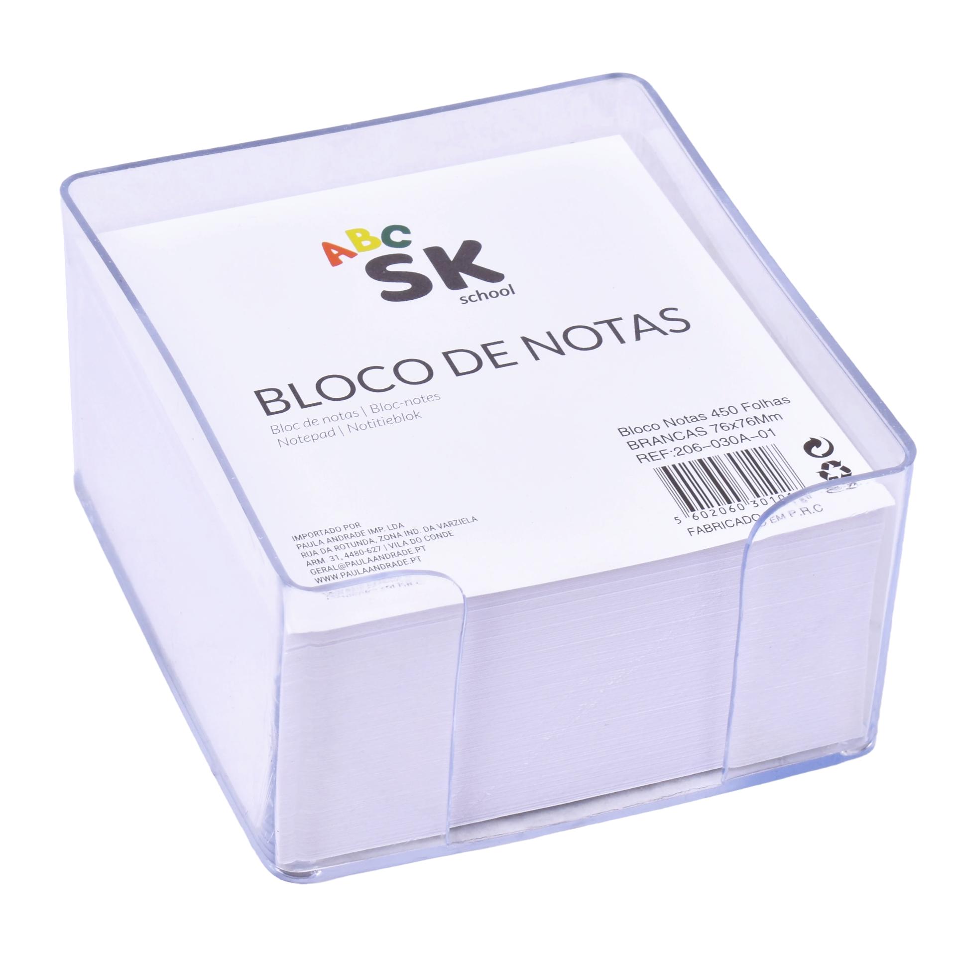 BLOCO NOTAS 450F 76X76 206-030A-01CX144 BLOCO NOTAS 450F 76X76 206-030A-01CX144
