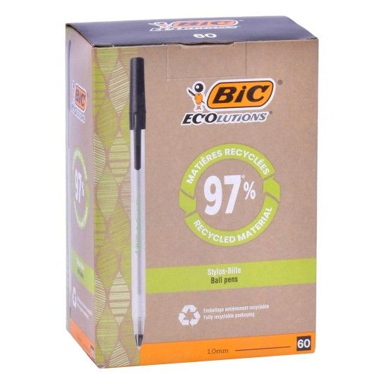 CANETA BIC RND STIC PRETA 60 UNI CANETA BIC RND STIC PRETA 60 UNI
