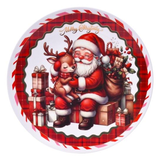 PRATO NATAL 25CM SK 207-367-03 CX24 PRATO NATAL 25CM SK 207-367-03 CX24