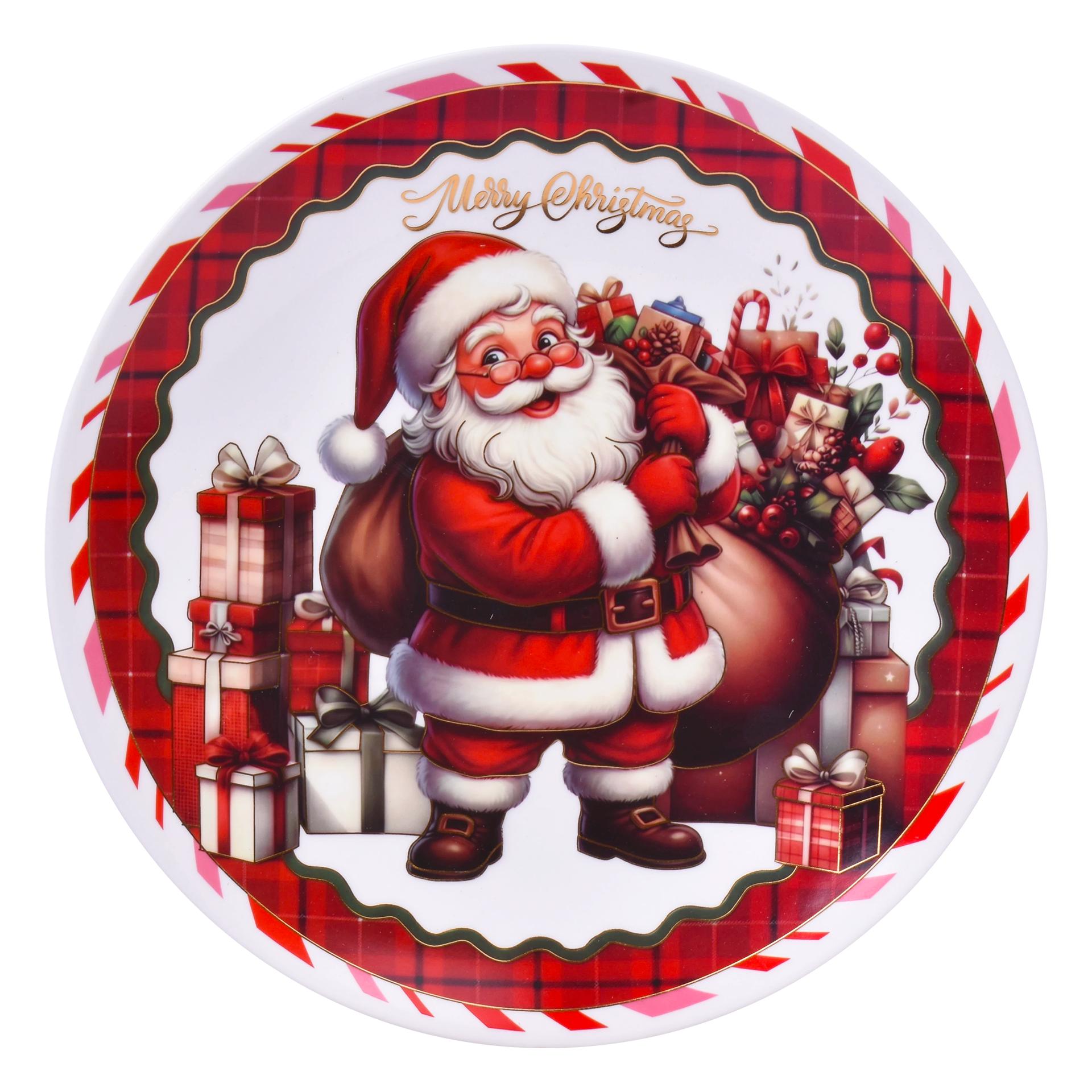 PRATO NATAL 25CM SK 207-367-03 CX24 PRATO NATAL 25CM SK 207-367-03 CX24