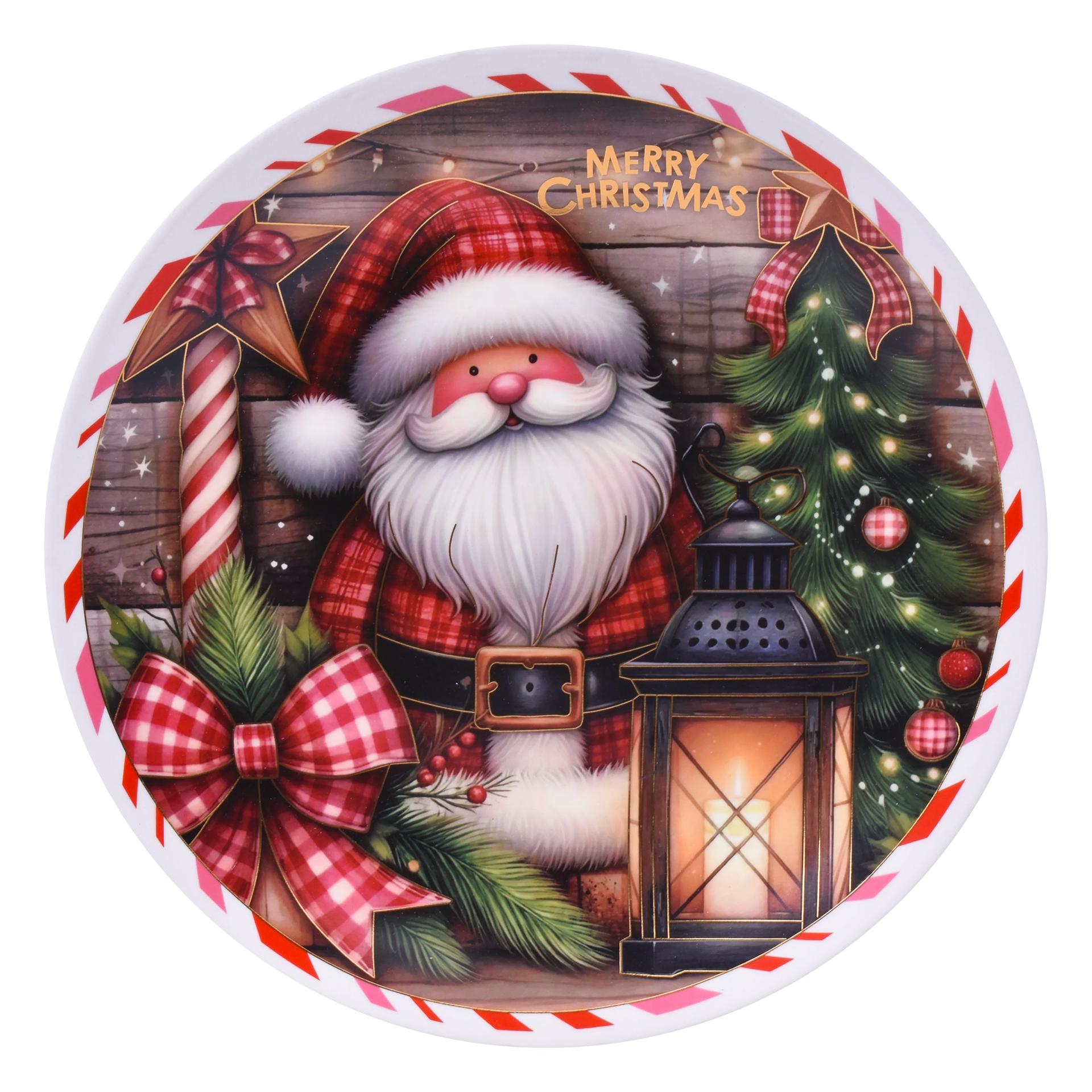 PRATO NATAL 25CM SK 207-367-02 CX24 PRATO NATAL 25CM SK 207-367-02 CX24