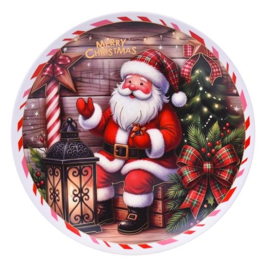 PRATO NATAL 25CM SK 207-367-02 CX24 PRATO NATAL 25CM SK 207-367-02 CX24