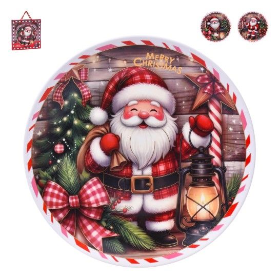 PRATO NATAL 25CM SK 207-367-02 CX24 PRATO NATAL 25CM SK 207-367-02 CX24