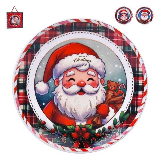 PRATO NATAL 25CM SK 207-367-01 CX24 PRATO NATAL 25CM SK 207-367-01 CX24