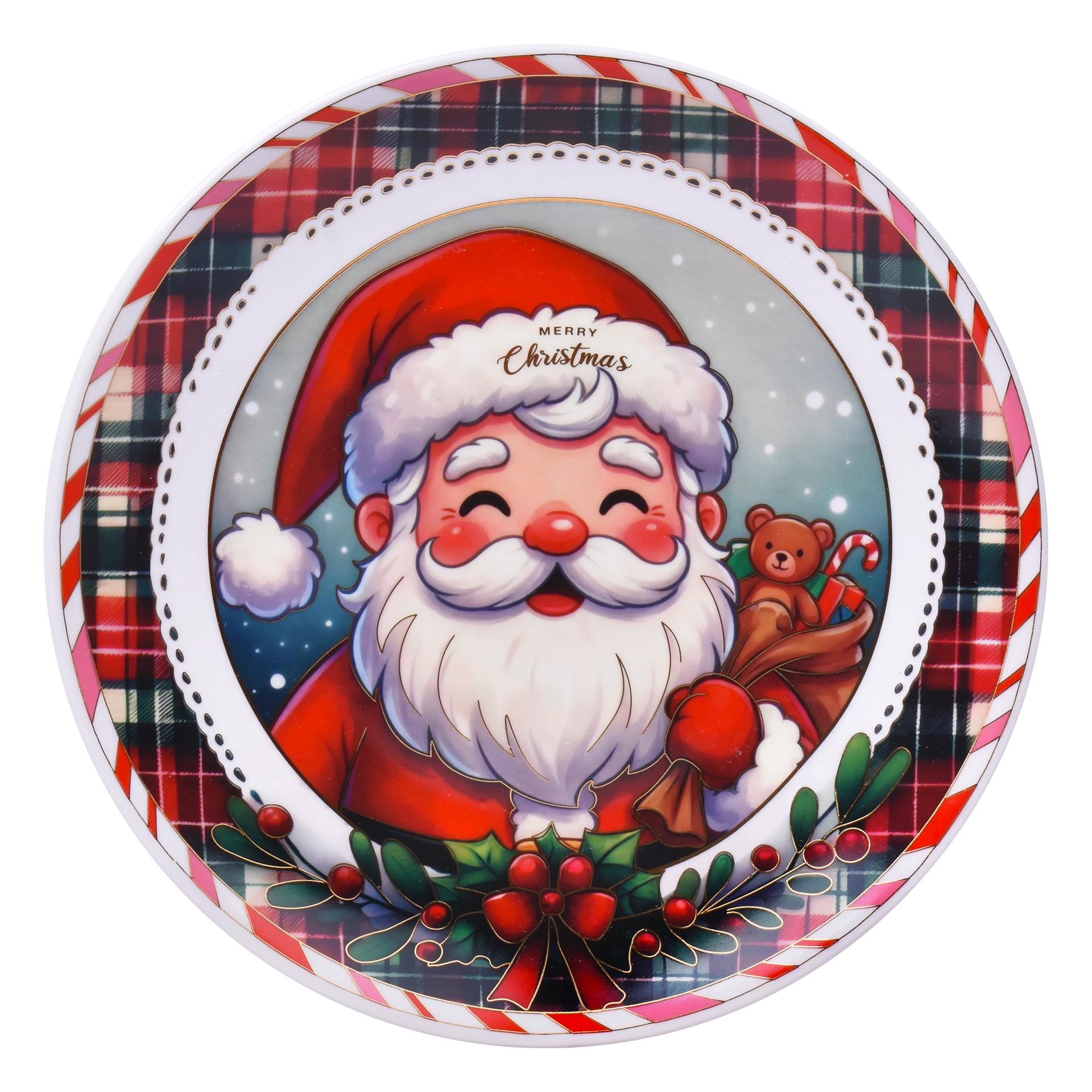 PRATO NATAL 25CM SK 207-367-01 CX24 PRATO NATAL 25CM SK 207-367-01 CX24