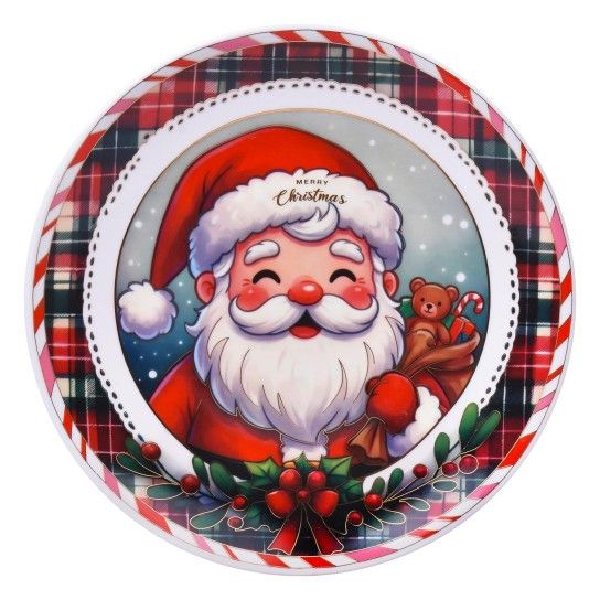 PRATO NATAL 25CM SK 207-367-01 CX24 PRATO NATAL 25CM SK 207-367-01 CX24