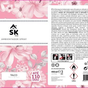 AMB SPRAY TALCO 450ML SK 0026-804 CX24