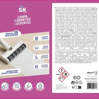 LIMPA CARPETES 400ML SK 0026-81 CX24