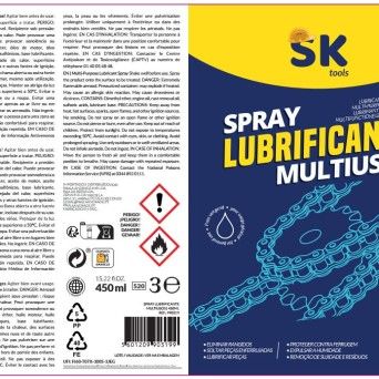 SPRAY LUBRIFICANTE MULTI. SK 990319 CX24 SPRAY LUBRIFICANTE MULTI. SK 990319 CX24