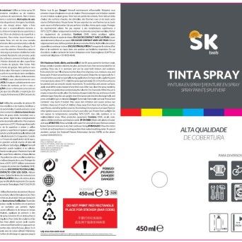 TINTA SPRAY 15 SKY BLUE SK 990-303 CX48 TINTA SPRAY 15 SKY BLUE SK 990-303 CX48