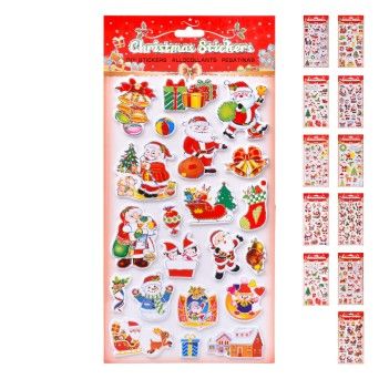 AUTOCOLANTES NATAL 14X30CM SK 207-333 CX240