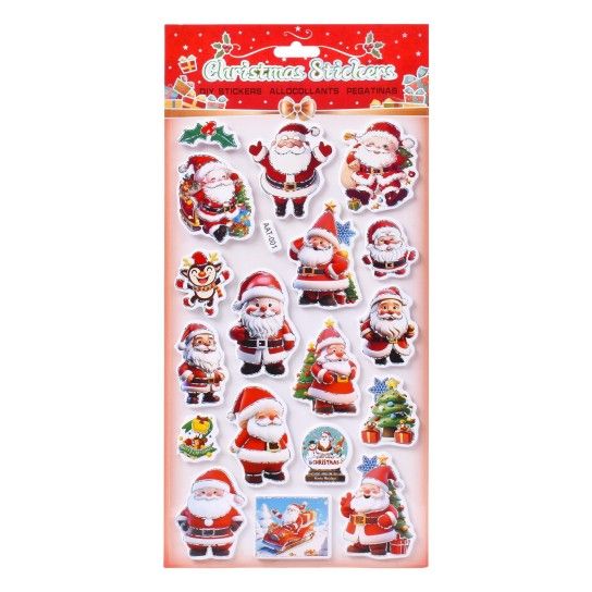 AUTOCOLANTES NATAL 14X30CM SK 207-333 CX240 AUTOCOLANTES NATAL 14X30CM SK 207-333 CX240