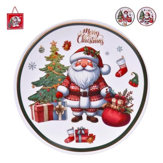 PRATO NATAL 25CM SK 207-367 CX24