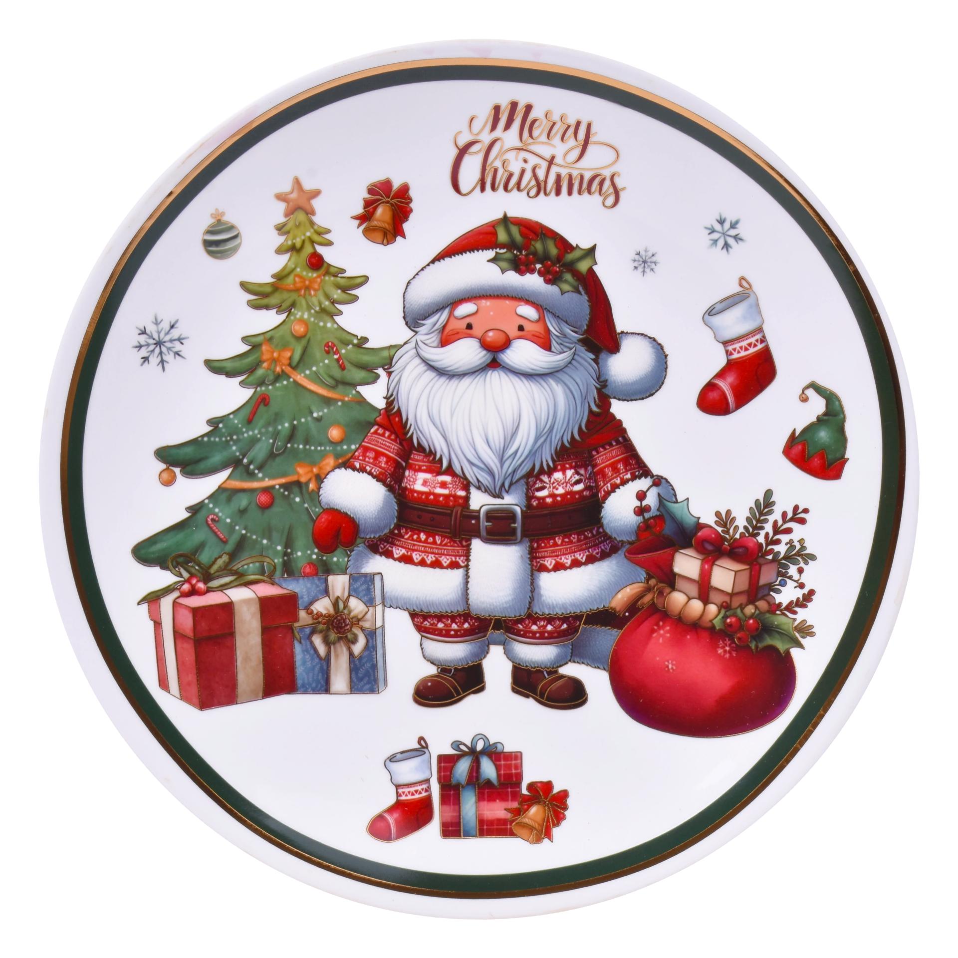 PRATO NATAL 25CM SK 207-367 CX24