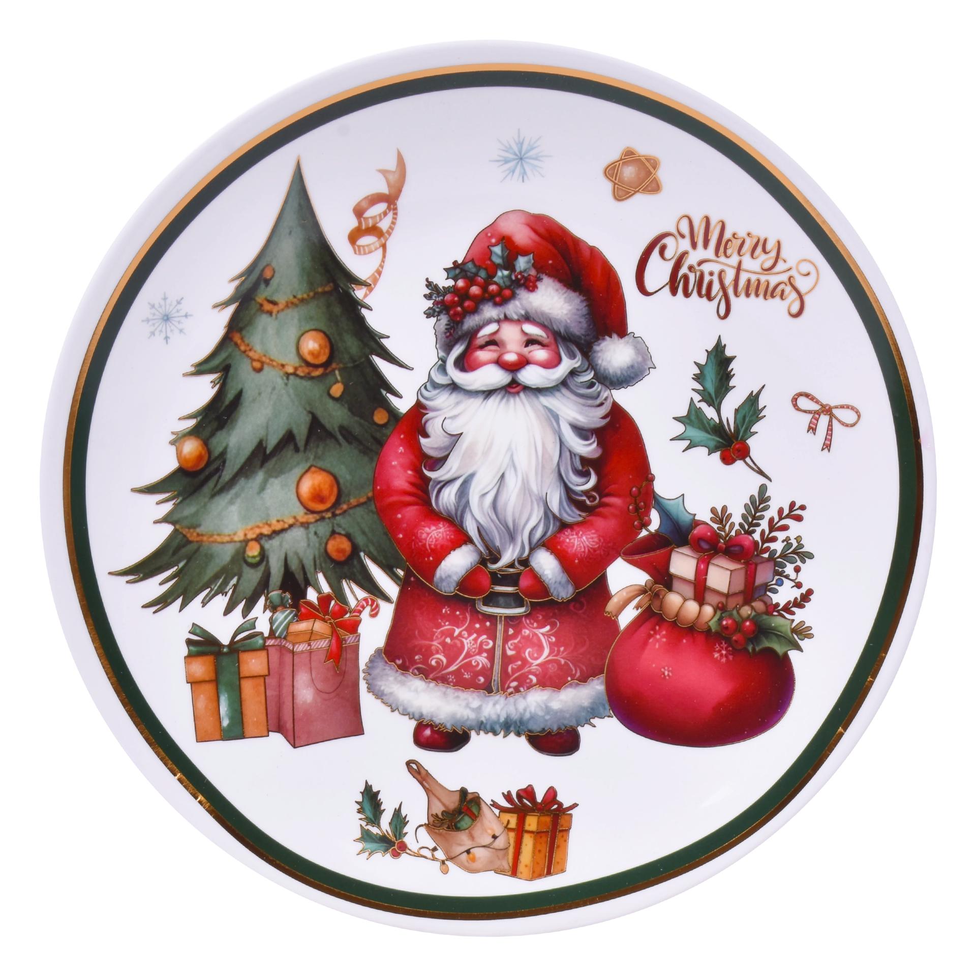 PRATO NATAL 25CM SK 207-367 CX24