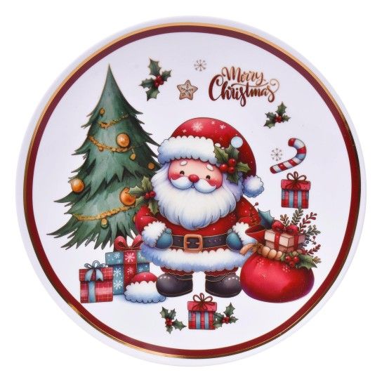 PRATO NATAL 25CM SK 207-367 CX24