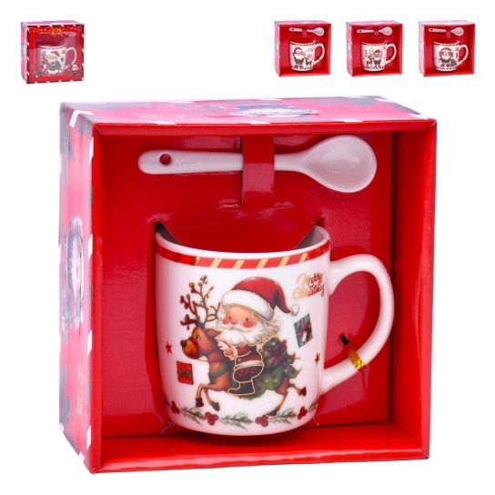 CANECA C/COLHER 9X9CM SK 207-366-01 CX60 CANECA C/COLHER 9X9CM SK 207-366-01 CX60