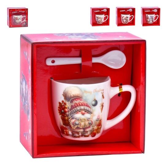 CANECA C/COLHER 9X9CM SK 207-366 CX60 CANECA C/COLHER 9X9CM SK 207-366 CX60