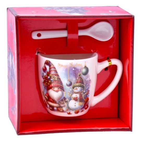 CANECA C/COLHER 9X9CM SK 207-366 CX60 CANECA C/COLHER 9X9CM SK 207-366 CX60