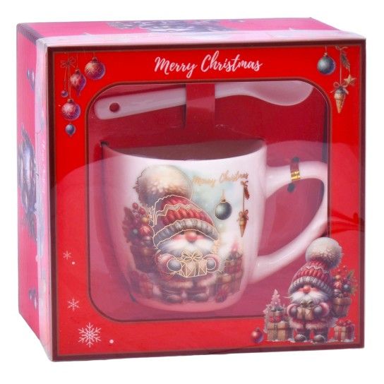 CANECA C/COLHER 9X9CM SK 207-366 CX60 CANECA C/COLHER 9X9CM SK 207-366 CX60
